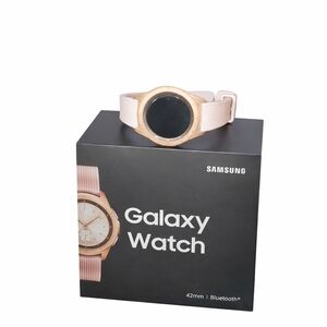Samsung Galaxy Watch in Rose Gold with Pink Band